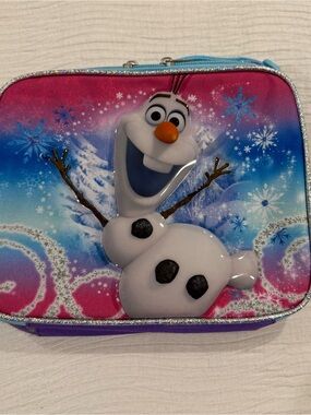 Disney Olaf Lunch Bag - Pink Blue Purple